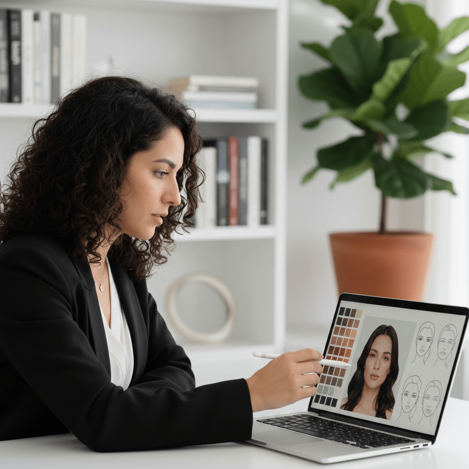 Colorimetría y Visagismo Express - Informe Digital - Brilia Soul